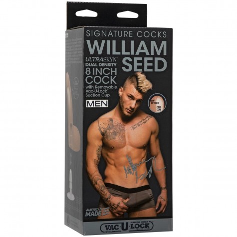 Телесный фаллоимитатор William Seed 8" ULTRASKYN Cock - 21 см.